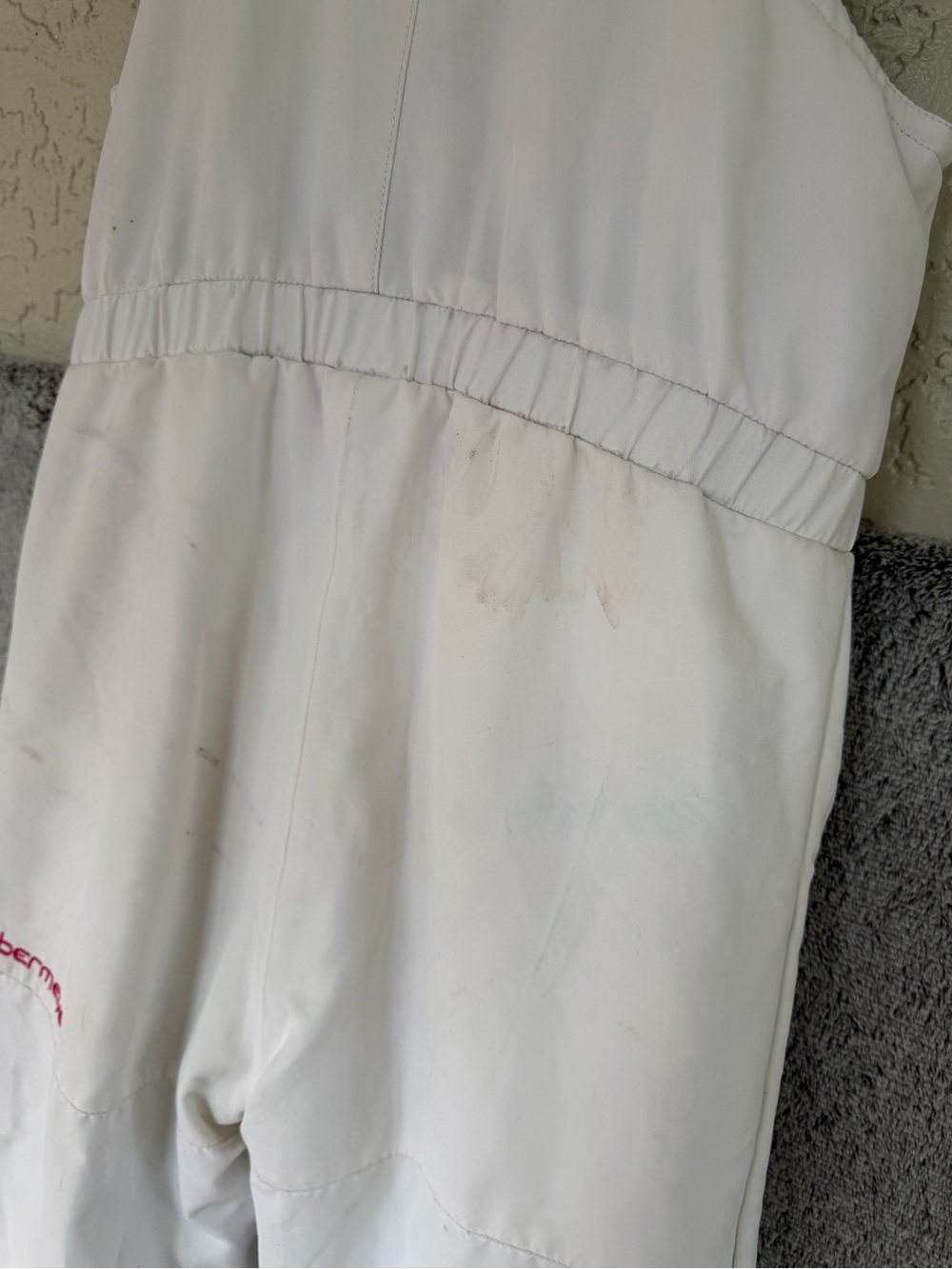 Obermeyer girls Snoverall white Pants size 8 - Picture 8 of 8